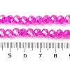 Baking Electroplate Glass Beads Strands X-DGLA-A039-J10mm-B24-4