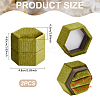 Polyester Velveteen Ring Storage Boxes CON-WH0123-28B-3