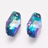 K9 Glass Rhinestone Pendants GLAA-K034-C03-A-1