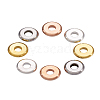 Flat Round Brass Spacer Beads KK-CW0001-01-24