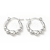 Non-Tarnish 304 Stainless Steel Heart Wrap Hoop Earrings for Women EJEW-G293-13P-1