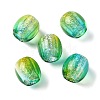 Painted Acrylic Beads OACR-Z010-03B-1