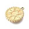 304 Stainless Steel Pendant Cabochon Settings STAS-H233-22G-2
