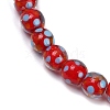 Handmade Lamword Beads Strands LAMP-P069-01A-04-2