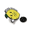 Funny Lemon A Little Bitter Zinc Alloy Brooches JEWB-Z020-01B-3