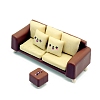 Plastic Sofa with Stool Mini Model PW-WG76B30-01-4