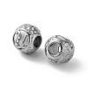 304 Stainless Steel Rhinestone European Beads STAS-A092-10U-P-2