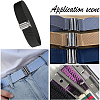 BENECREAT 8Sets 4 Colors Zinc Alloy Belt Buckles FIND-BC0002-47-6