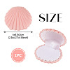 Shell Shaped Velvet Jewelry Storage Boxes VBOX-TADJ0001-02A-4