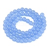 Imitation Jade Glass Beads Strands GLAA-T032-J6mm-08-3