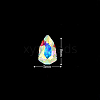 Glass Rhinestone Cabochons MRMJ-T010-137G-2