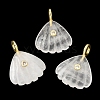 Natural Quartz Crystal Carved Pendants X-G-C282-05E-1