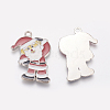 Alloy Enamel Pendants EAP017Y-2