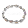 304 Stainless Steel Beads Stretch Breacelets for Women BJEW-M054-01P-03-2