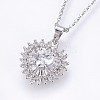 304 Stainless Steel Pendant Necklaces NJEW-H486-03-2