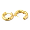 Brass Huggie Hoop Earrings EJEW-P228-05A-G-2