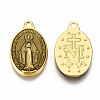 Brass Enamel Pendants X-KK-S345-179-4