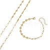 304 Stainless Steel Link Chains Bracelets BJEW-JB13581-2