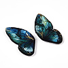 Epoxy Resin Butterfly Wings Cabochons CRES-N035-02F-2