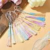 30Pcs Gradient Polyester Tassel Pendant Decoration HJEW-CJ0001-10-4