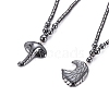 Non-magnetic Synthetic Hematite Necklaces NJEW-G331-05-3