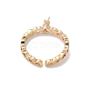 Heart Brass Cuff Ring Setting KK-A244-02C-G-3