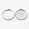 Non-Tarnish 304 Stainless Steel Pendant Cabochon Settings LS-STAS-L253-011B-P-2