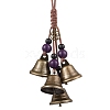 Iron Bell Pendant Decoration HJEW-JM02474-1