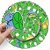 50Pcs Frog PET Waterproof Stickers PW-WG8FDD0-01-3