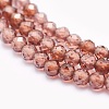 Natural Garnet Beads Strands G-O166-13B-2mm-3