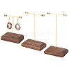 3 Sets 3 Sizes Iron Earring Display Stand Set EDIS-WH0024-10G-1