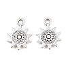Tibetan Style Alloy Pendants AL-CBA1187-10B-AS-1