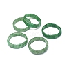 Natural Green Aventurine Rectangle Beaded Stretch Bracelet BJEW-E379-01H-1