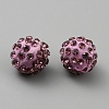 Handmade Polymer Clay Rhinestone Beads CLAY-WH0011-08N-2
