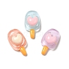 Translucent Resin Imitation Food Decoden Cabochons RESI-B015-22-1