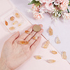 FINGERINSPIRE 16Pcs Rough Raw Natural Citrine Pendants G-FG0001-08-3