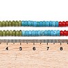 Glass & Natural Chinese Southern Jade & Amethyst & Rhodonite & Indian Agate & Synthetic Turquoise Beads Strands G-Z135-C05-2x4mm-6