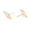 Brass Horse Eye Stud Earrings for Women EJEW-G322-17G-2