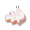 Opaque Resin Pendants X-RESI-D055-091P-01-3