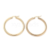 Ring 304 Stainless Steel Hoop Earrings for Women Men EJEW-B049-01E-G-1