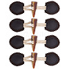 5 Pairs Resin Buttons BUTT-TA0001-48B-1