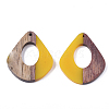 Resin & Walnut Wood Pendants X-RESI-S358-06H-2