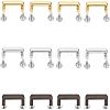 WADORN 12 Sets 3 Colors Zinc Alloy Bag Suspension Clasps FIND-WR0005-56-1