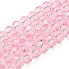 Transparent Baking Paint Glass Beads X1-DGLA-A034-T8mm-D09-1