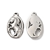 Non-Tarnish 304 Stainless Steel Pendants STAS-Q001-20P-2