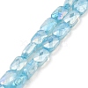 Imitation Jade Glass Beads Strands GLAA-P058-04A-05-1