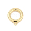 Brass Spring Gate Clasps KK-M311-25G-01-1