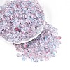 Baking Paint Transparent Glass Beads DGLA-T004-07C-3