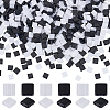 600Pcs 2 Colors Opaque Acrylic Slide Charms OACR-SC0001-39-1