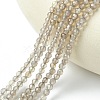 Natural Grey Agate Round Beads Strand G-L084-4mm-08-2